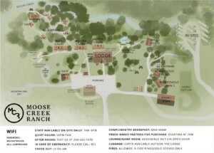 Moose Creek Ranch Resort Map