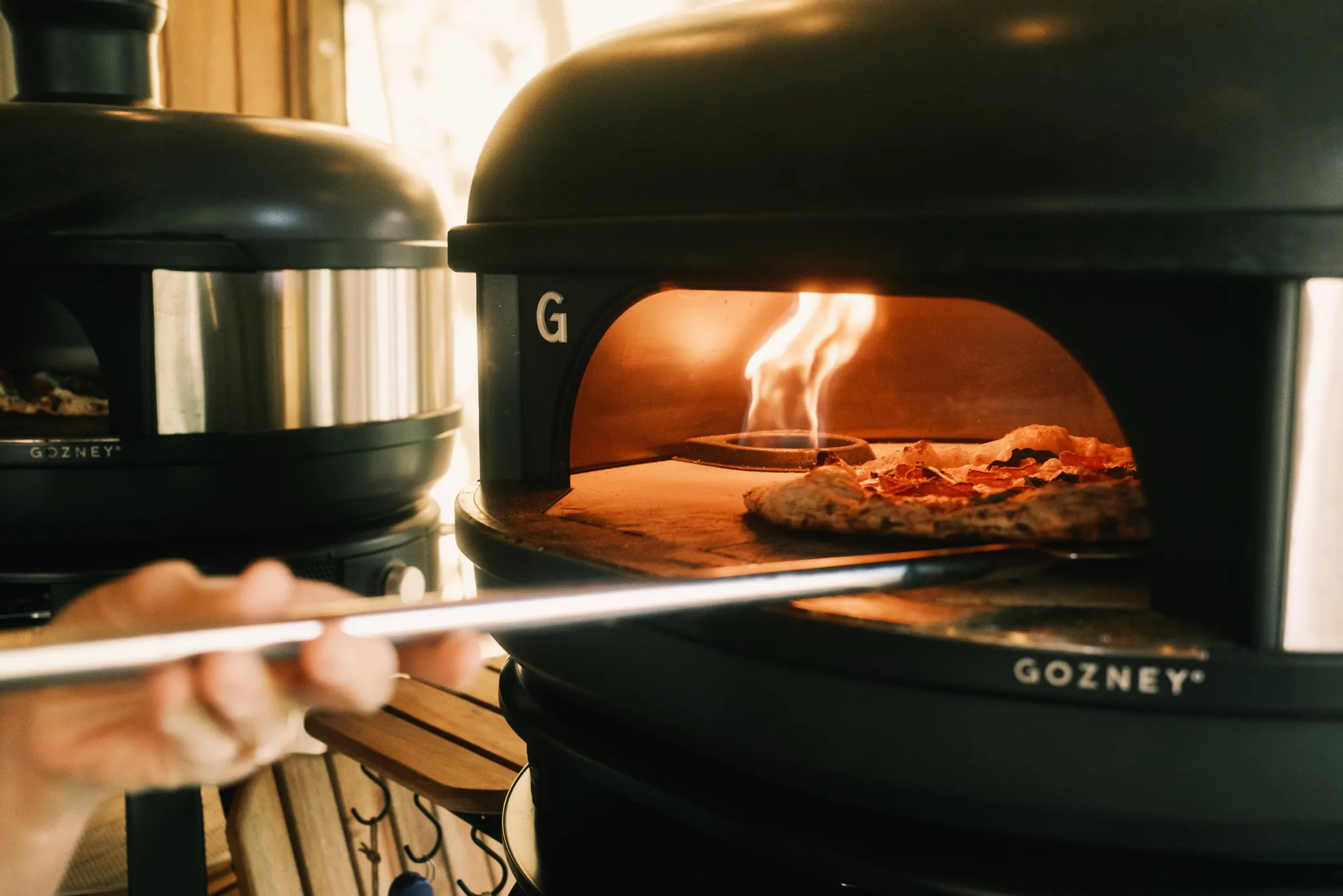 Wood-fired pizza oven